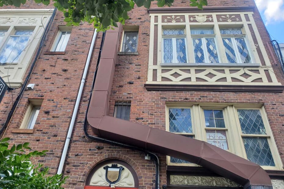 northwest DC building clinker bricks facade