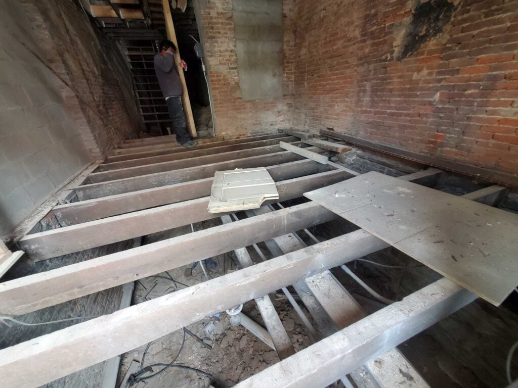 steel i beam floor joists