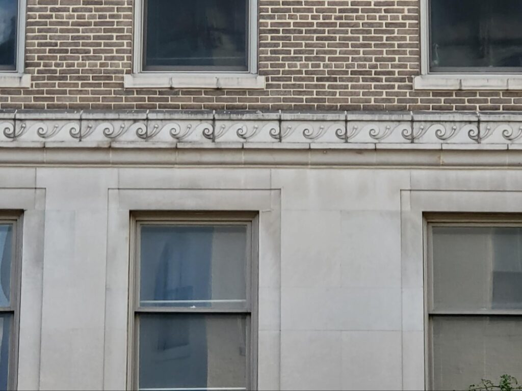 front facade of a historic building