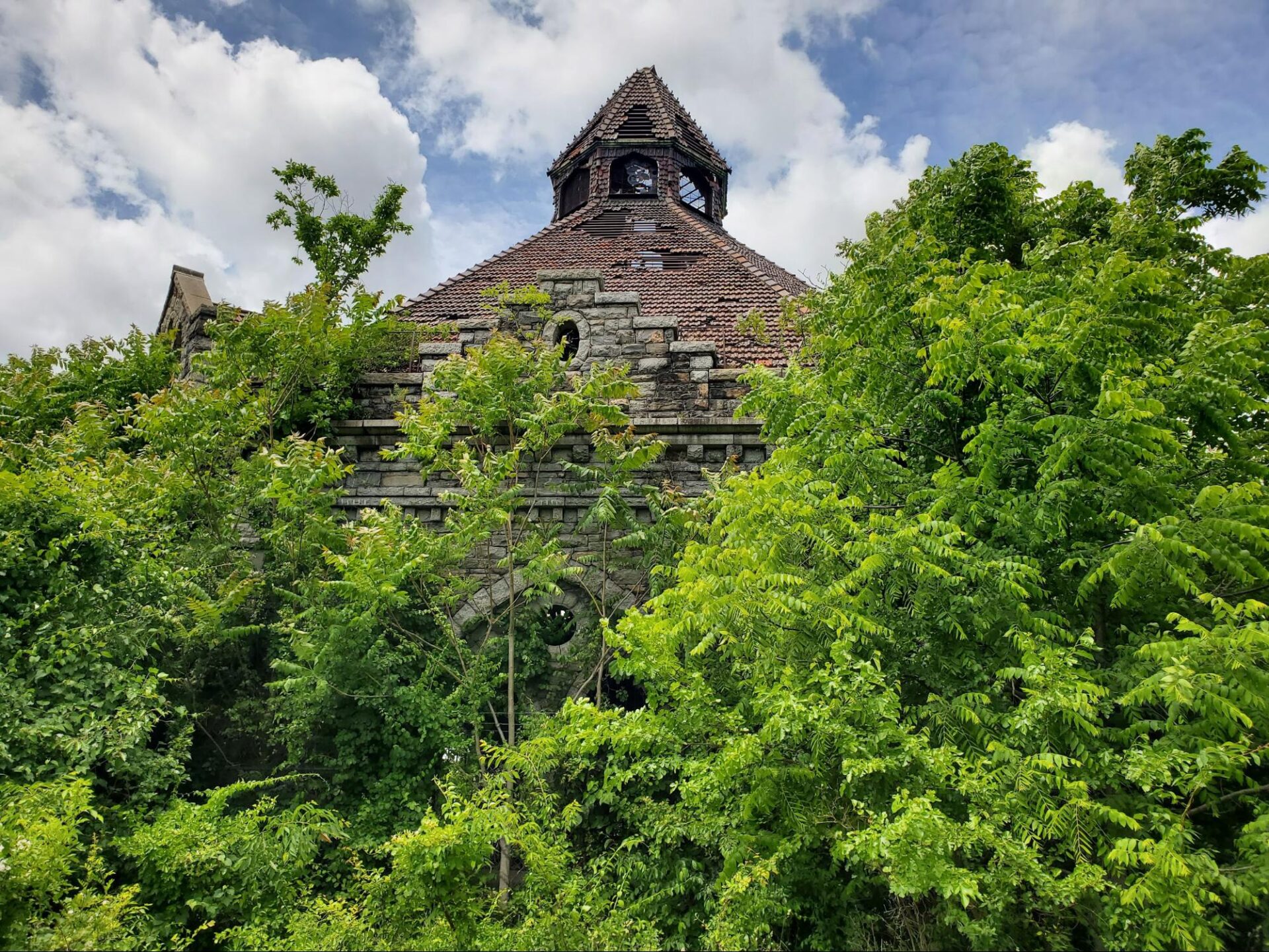 Clifton Park Valve House 5 octagonal cupola