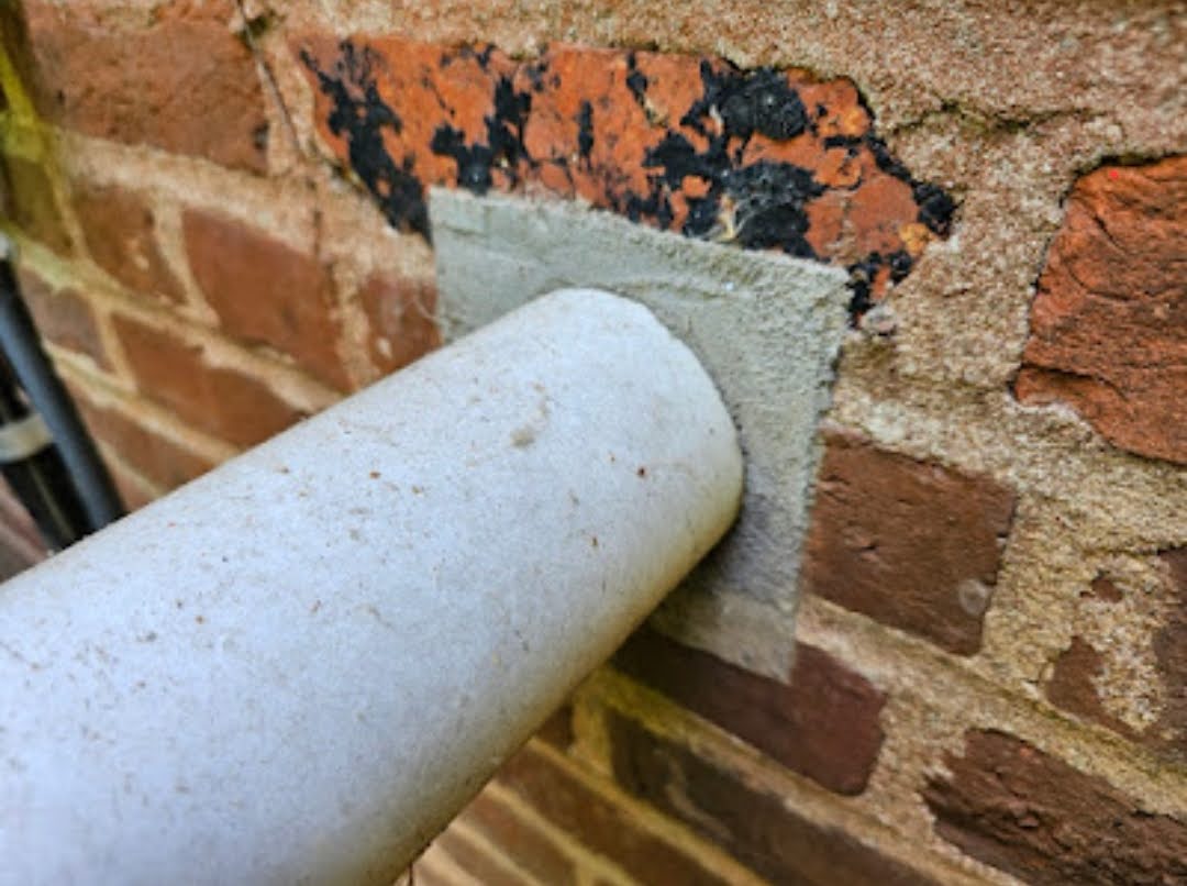 Spray Foam is NOT the Answer - Part III 2 joint between the pipe and the masonry