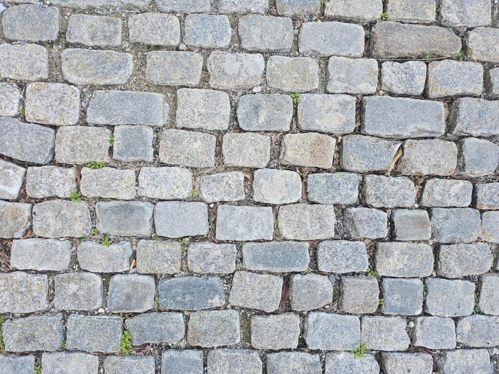 joints that run between each of the stones
