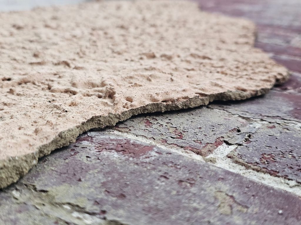 Historic Brick masonry showing stucco detachment – Washington DC