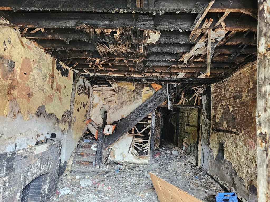 Fire Damage to a Historic Building in Washington DC Homes