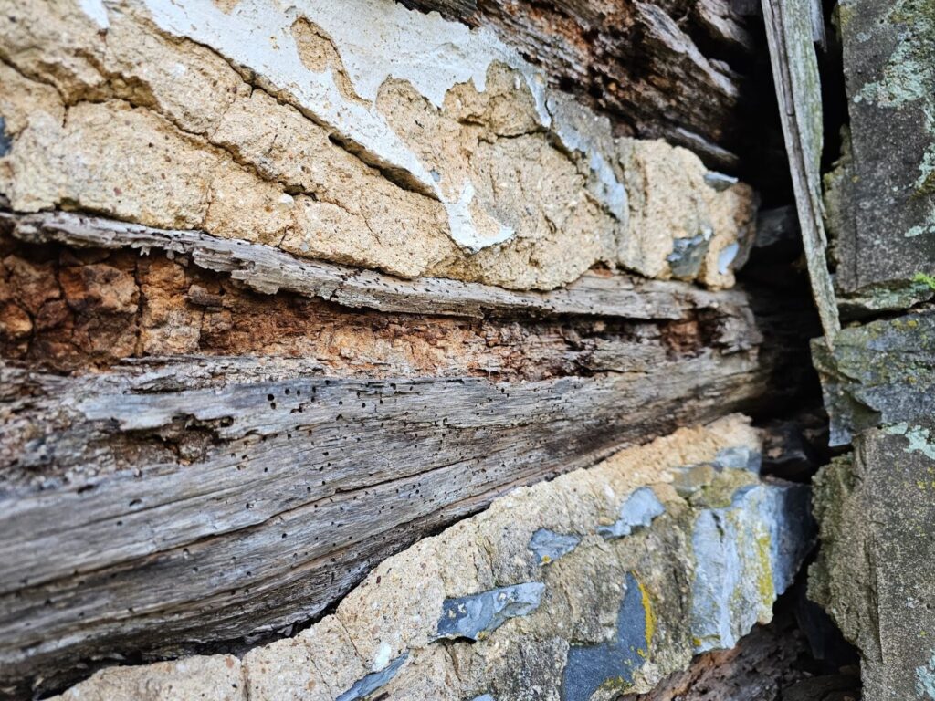 Historic Building with Wood together in Masonry - Part III 1 Historic masonry building with integrated wood framing restoration project