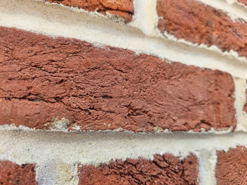 Concave Brick Mortar Joints (